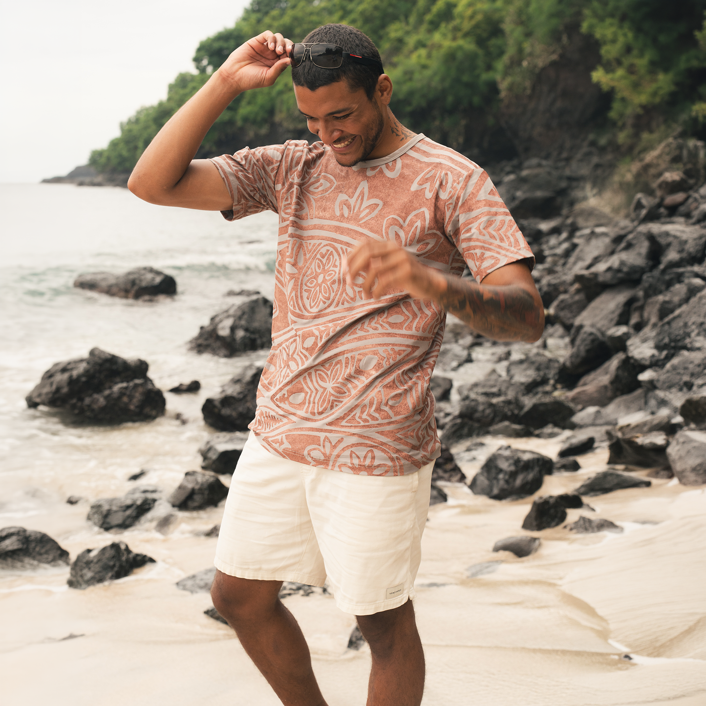 Men’s Round Neck T-Shirt – Forever Polynesia × PIA