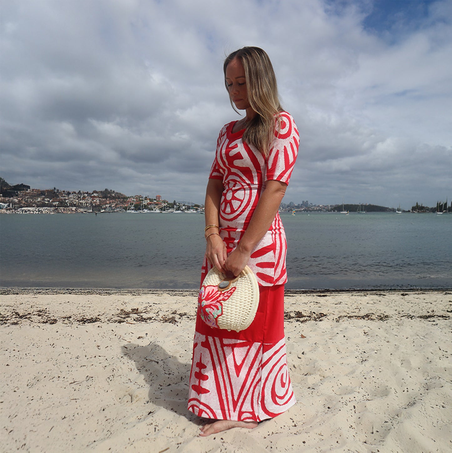Kealoʻa x Forever Polynesia – One-of-a-Kind Hibiscus Rattan Bag