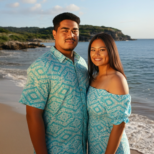 Kolonga Couple Set – Blue