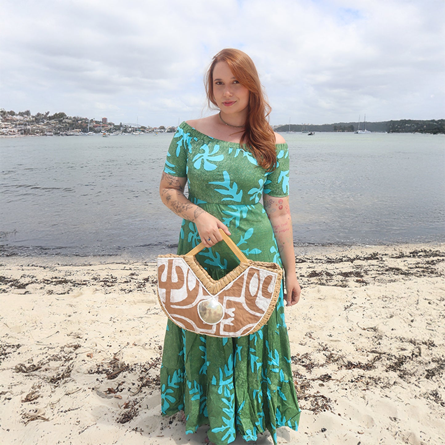 Kealoʻa x Forever Polynesia – One-of-a-Kind Hahauʻa Large Handbag