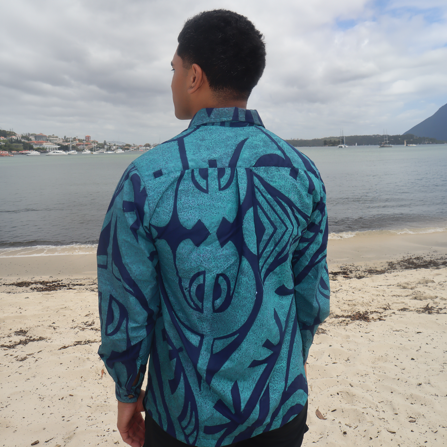 Men’s Long Sleeve Shirt – Forever Polynesia × PIA