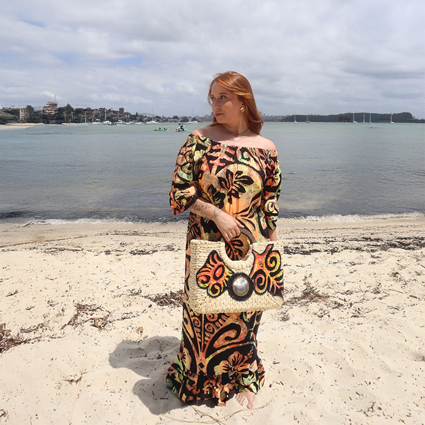 Kealoʻa x Forever Polynesia – One-of-a-Kind Moorea Large Handbag