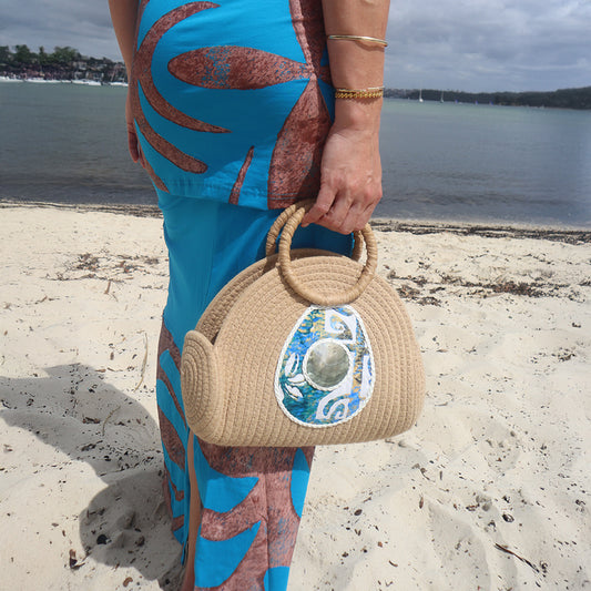 Kealoʻa x Forever Polynesia – One-of-a-Kind Tiare Small Handbag