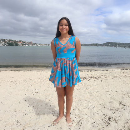 Terehei Dress (Girls) – Forever Polynesia × PIA