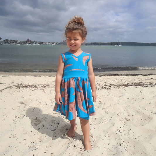 Terehei Dress (Girls) – Forever Polynesia × PIA