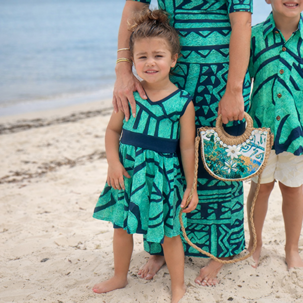 Terehei Dress (Girls) – Forever Polynesia × PIA