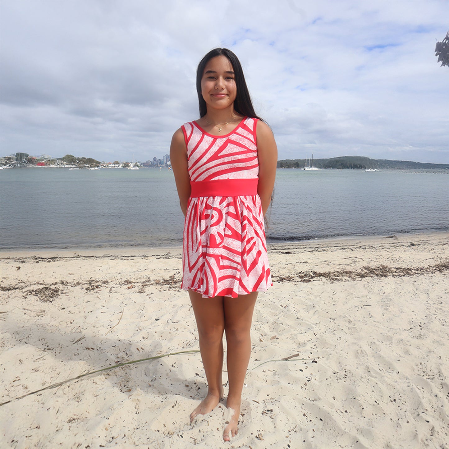 Terehei Dress (Girls) – Forever Polynesia × PIA