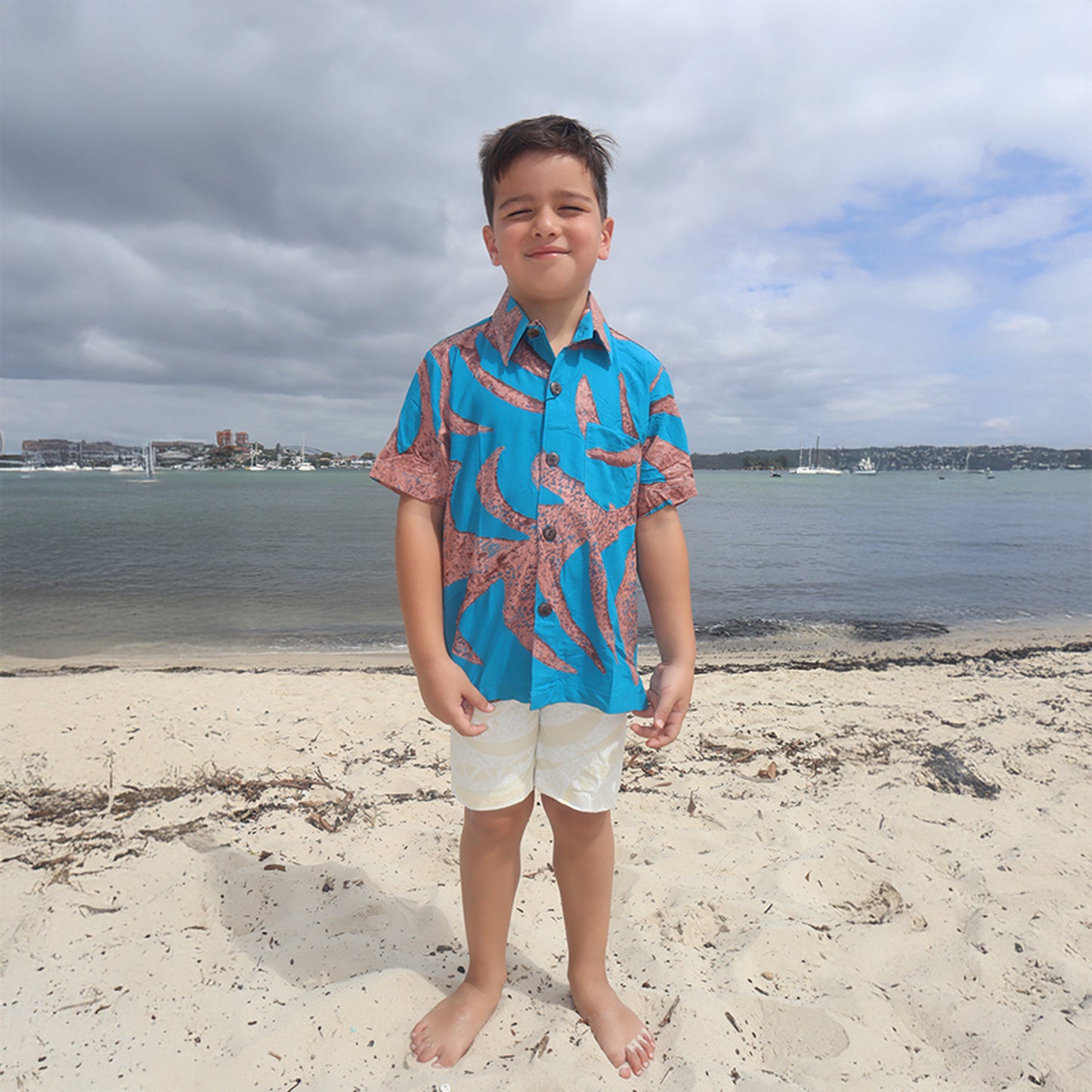 Terehei Shirt (Boys) – Forever Polynesia × PIA