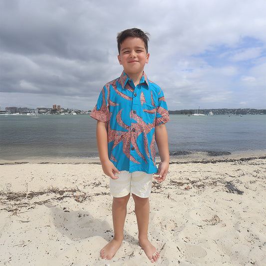 Terehei Shirt (Boys) – Forever Polynesia × PIA