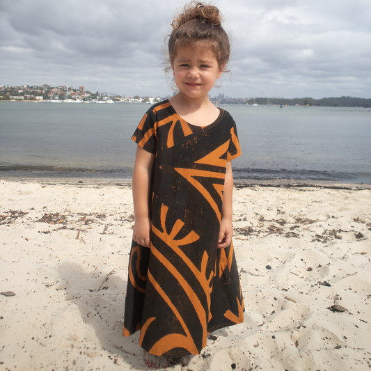 Vonu Dress (Girls) – Forever Polynesia × PIA