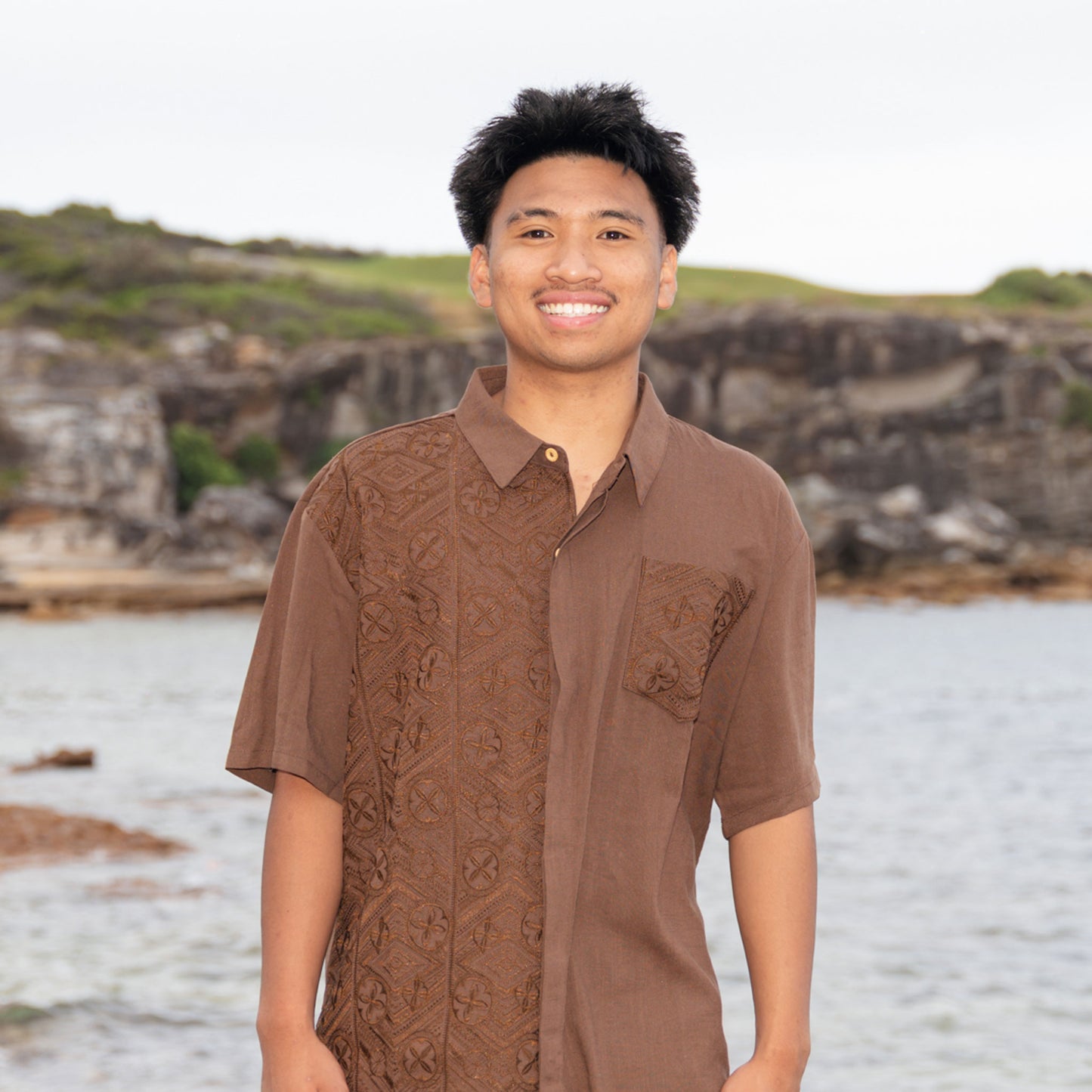 Levuka & Zion Matching Shirt Set